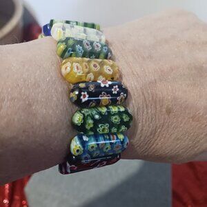 Milifiori Glass Bar Bracelet